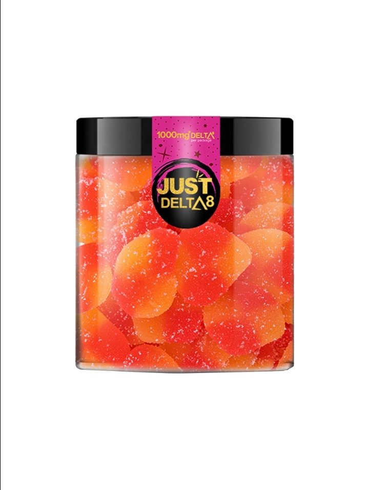 1000mg Delta 8 Gummies Exotic Peach