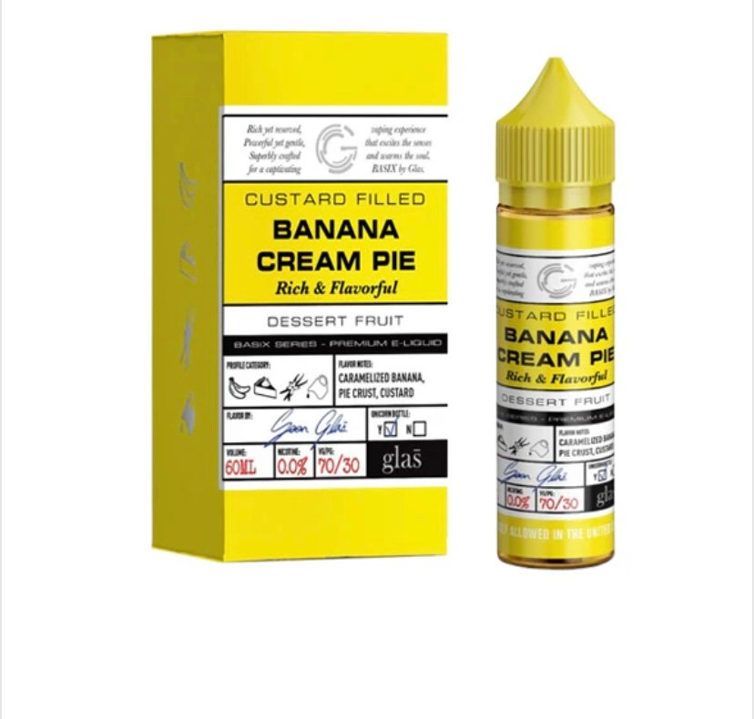 Banana Cream Pie by Glas Basix Series 60ml