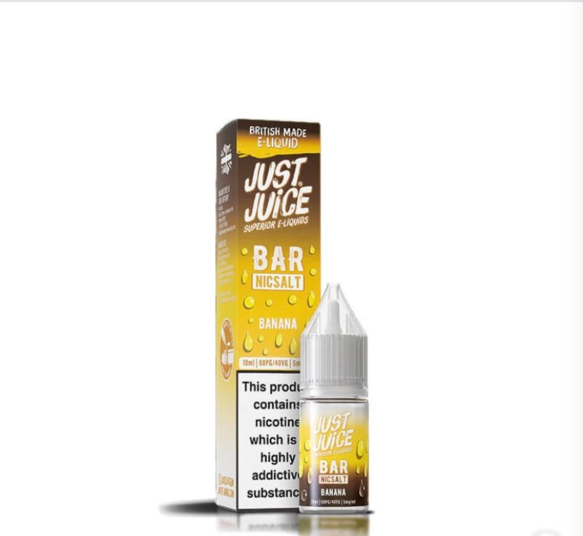 Just Juice Bar Range Banana 10ml Nic Salt E-Liquid