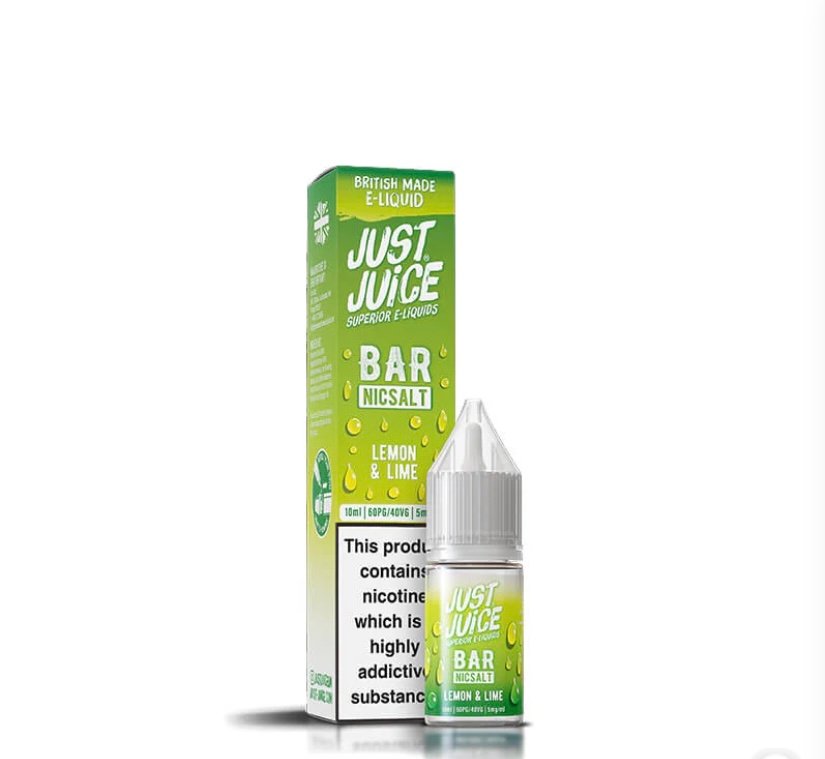 Just Juice Bar Range Lemon & Lime 10ml Nic Salt E-Liquid