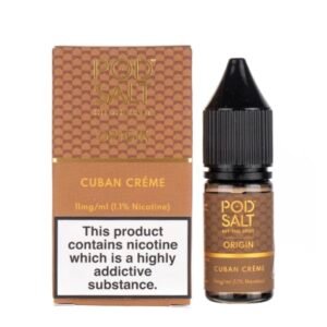 Cuban Crème Nic Salt by Pod Salt Origin