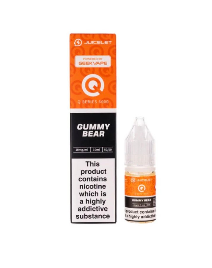 Gummy Bear Q Series 6000 Nic Salt E-Liquid by Juicelet