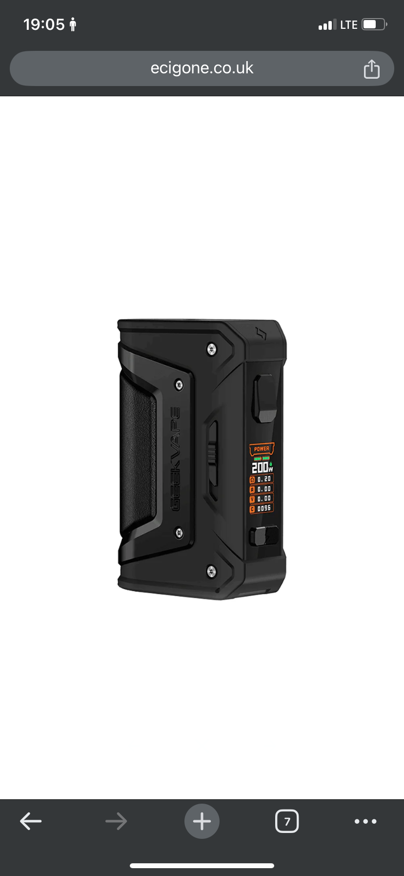 GeekVape L200 (Aegis Legend 2) Classic 200W Mod - Image 3
