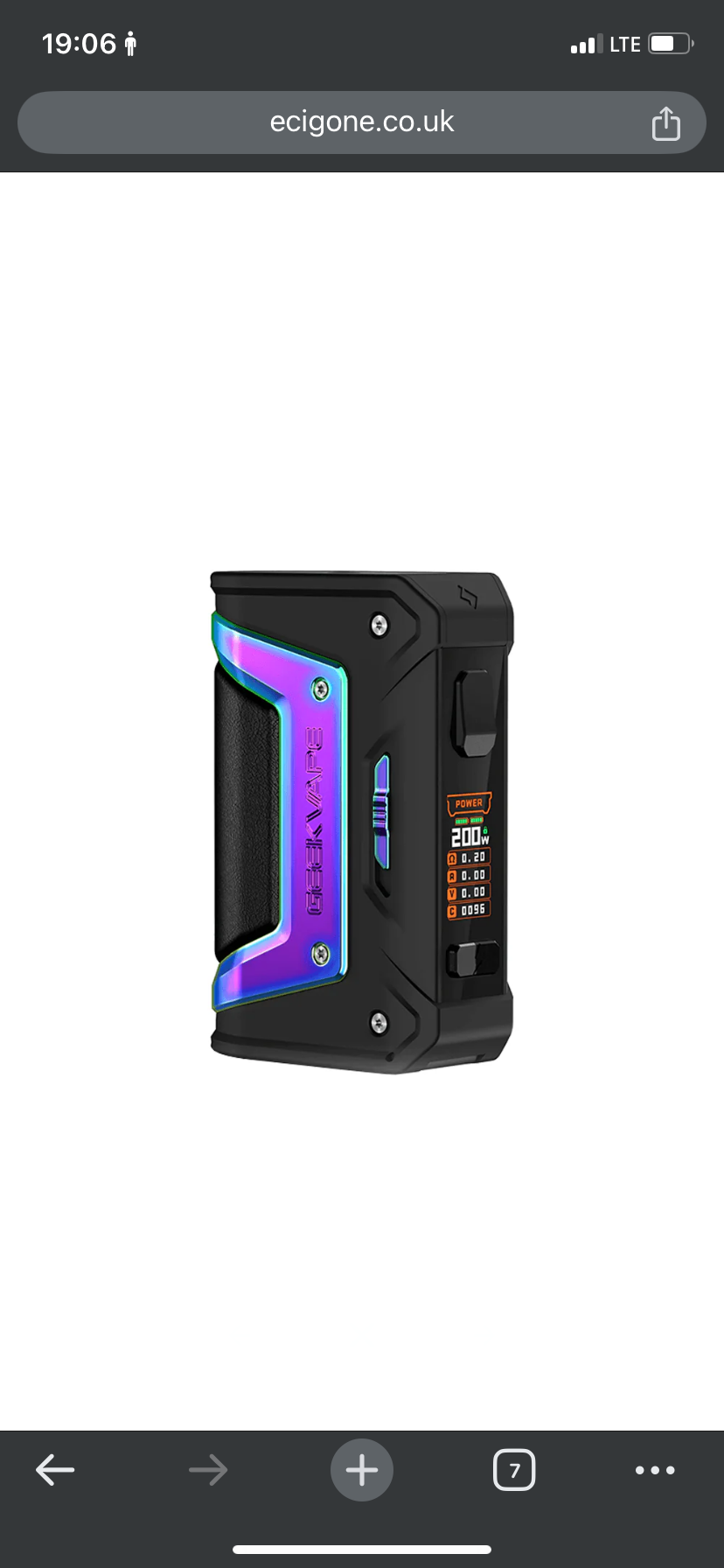 GeekVape L200 (Aegis Legend 2) Classic 200W Mod - Image 2