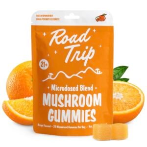 ROAD TRIP - MICRODOSED GUMMIES + FUNCTIONAL MUSHROOMS - ORANGE