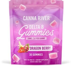 DELTA 8 THC GUMMIES – DRAGON BERRY – CANNA RIVER