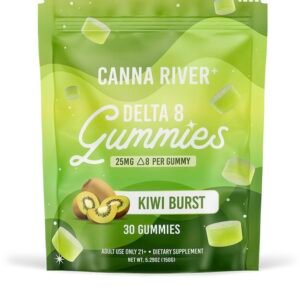 DELTA 8 THC GUMMIES – KIWI BURST – CANNA RIVER