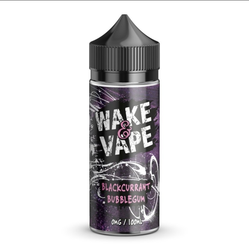 Wake & Vape Blackcurrant Bubblegum 100ml