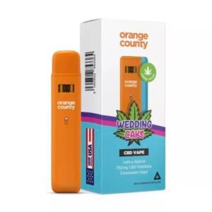 Wedding Cake - CBD Terpenes 750mg Disposable Vape | Orange County CBD
